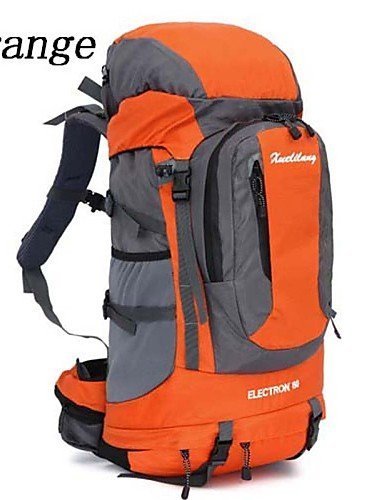 SB@Large Capacity 60L Outdoor Sports Camping Hiking Travel Backpack , blue N6