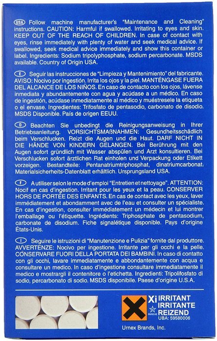 Urnex Cafiza Home Espresso Machine Cleaner Tablets, 8-Count Box N2