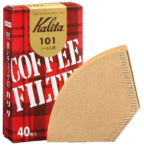 40 pieces of 1-2 people for Kalita coffee filter 101 rosiglitazone Brown "10 Pack Set" (japan import)