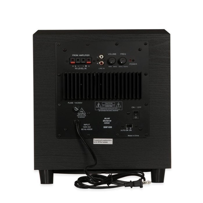 Blue Octave Home SW10D Subwoofer (Black) N4