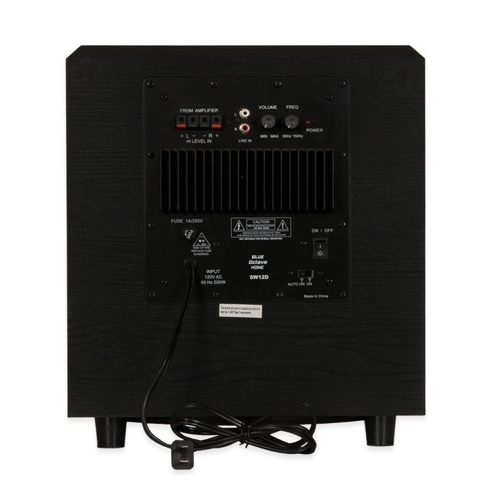 Blue Octave Home SW12D Subwoofer (Black) N4