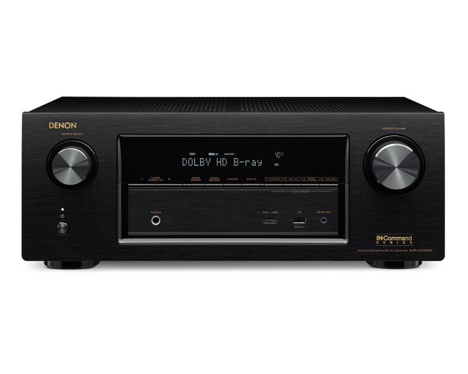 Denon AVR-X3100W 7.2 Channel Full 4K Ultra HD AV Receiver with Bluetooth and Wi-Fi (Discontinued by Manufacturer) N4