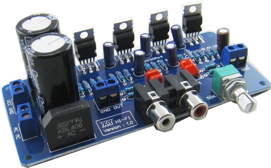 Yeeco Digital Amplifier Board 34Wx2 Audio Power Amp High Power Dual-Channel DC12V-36V / AC9V-25V TDA2030A BTL... N3