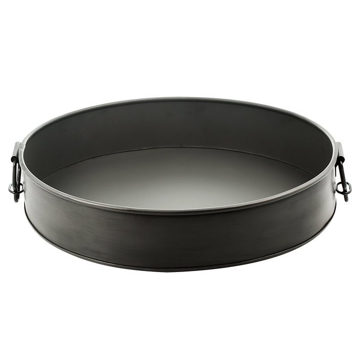 Cambridge Silversmiths Dunham Gunmetal Bar Tray, Stainless Steel