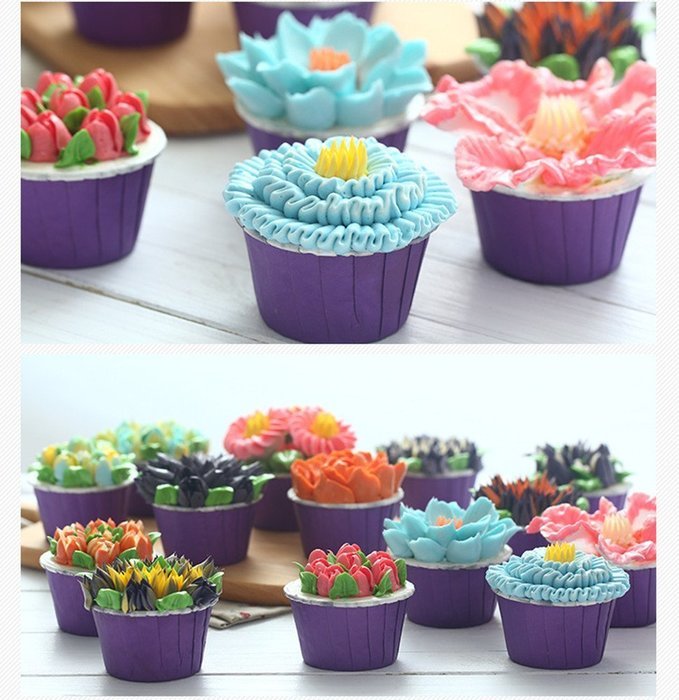 Dewel Multi-Pattern Russian Piping Tips, 12PCS Icing Decorating Tips,Stainless Steel Icing Piping Nozzles ,A Tool...