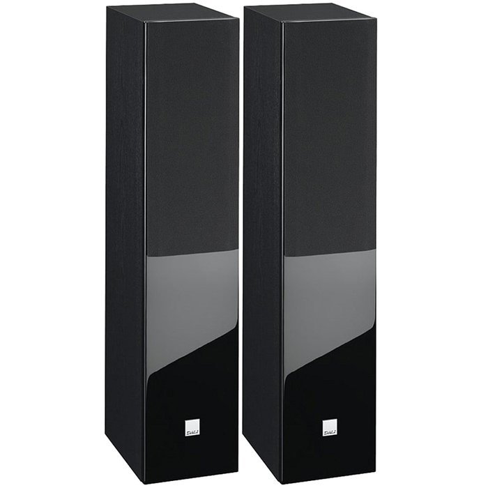 Dali Opticon 5 2.5-Way Compact Floorstanding Speakers (Pair, Black Ash) N3