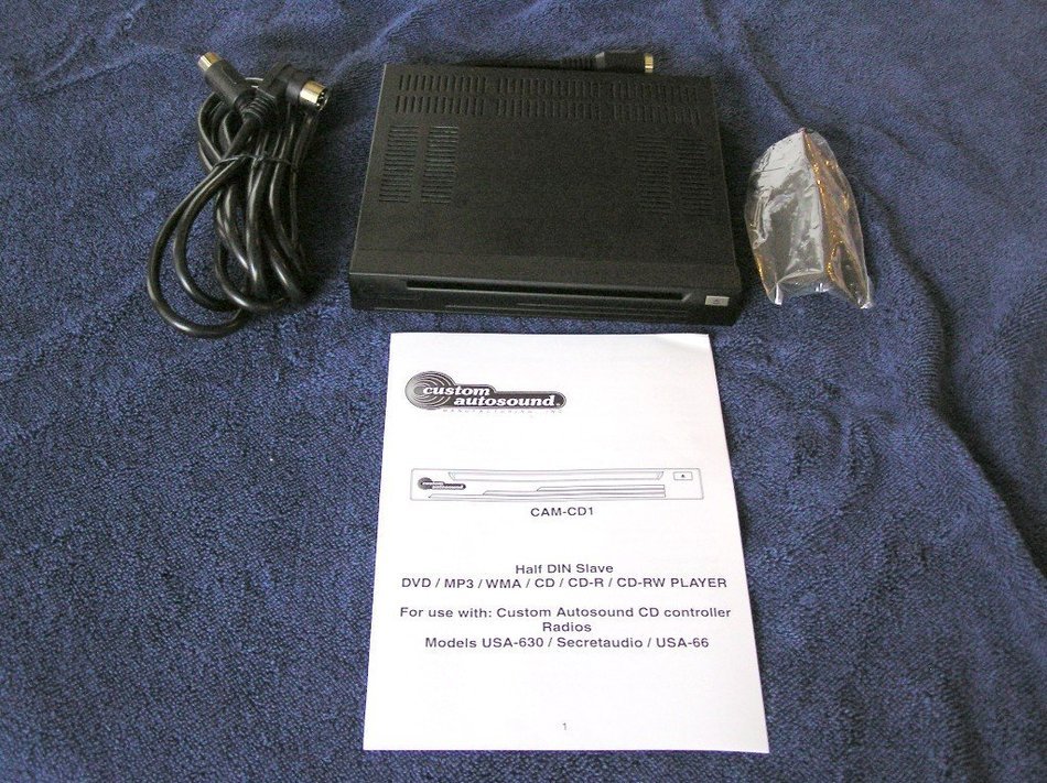 Custom Autosound Slim Single Disc CD Player