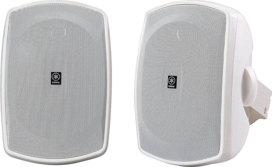 Yamaha Indoor Outdoor Speakers Best Weather Resistant 2 Way Speaker 5" Pair White Durable Tough Aluminum Speaker...