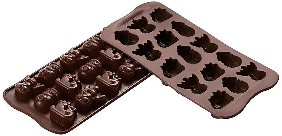 Silikomart Silicone Easy Chocolate Mold, Winter N4