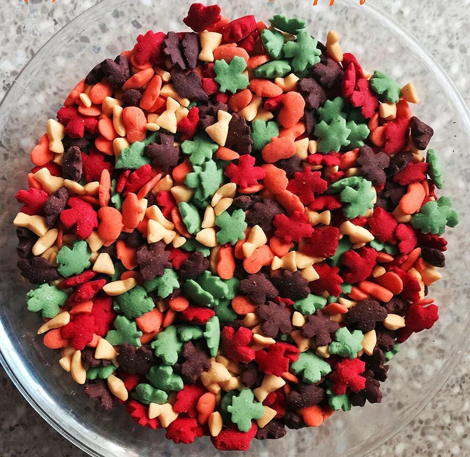 Thanksgiving Fall Harvest Quins ~Cupcake Sprinkles. 6oz.