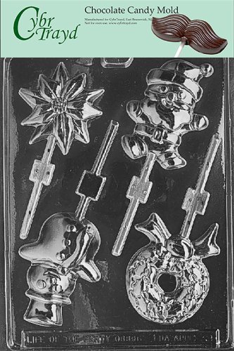 Cybrtrayd C039 Assorted Lollies Life of the Party Chocolate Candy Mold with Exclusive Cybrtrayd Copyrighted Chocolate...