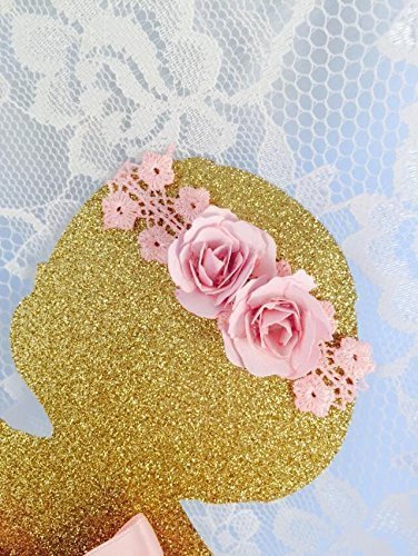 Baby Girl Ballerina Cake Topper or Cupcake Toppers N2