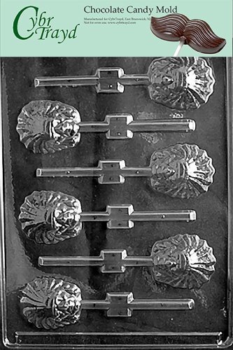 Cybrtrayd T014 Indian Lolly Life of the Party Chocolate Candy Mold with Exclusive Cybrtrayd Copyrighted Chocolate...