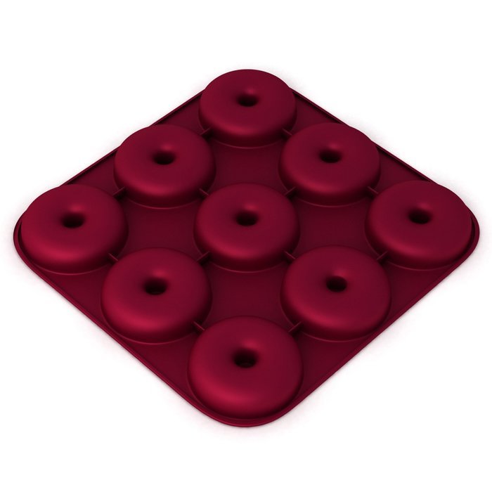 Large Ultra-Premium Donut Pan, Eco-Friendly; BPA Free, Super THICK 9 Cavity Silicone Donut, Bagel Pan, Non-stick... N5