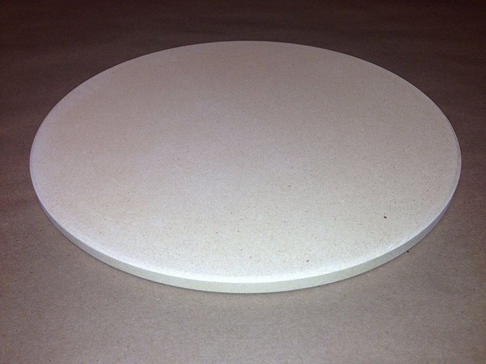 13" Pizza/Baking Stone for MEDIUM Big Green Egg or Kamado made by LavaLock N2