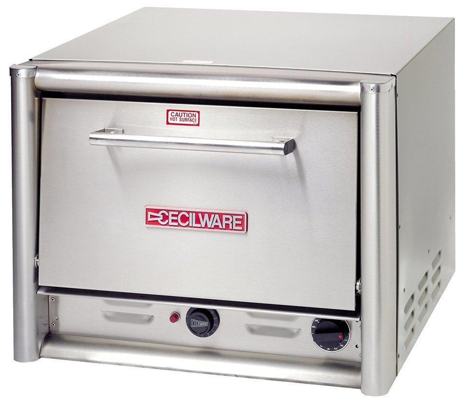Grindmaster Cecilware PO18 Countertop Pizza Oven with 2 Shelves, Large, Stainless Steel