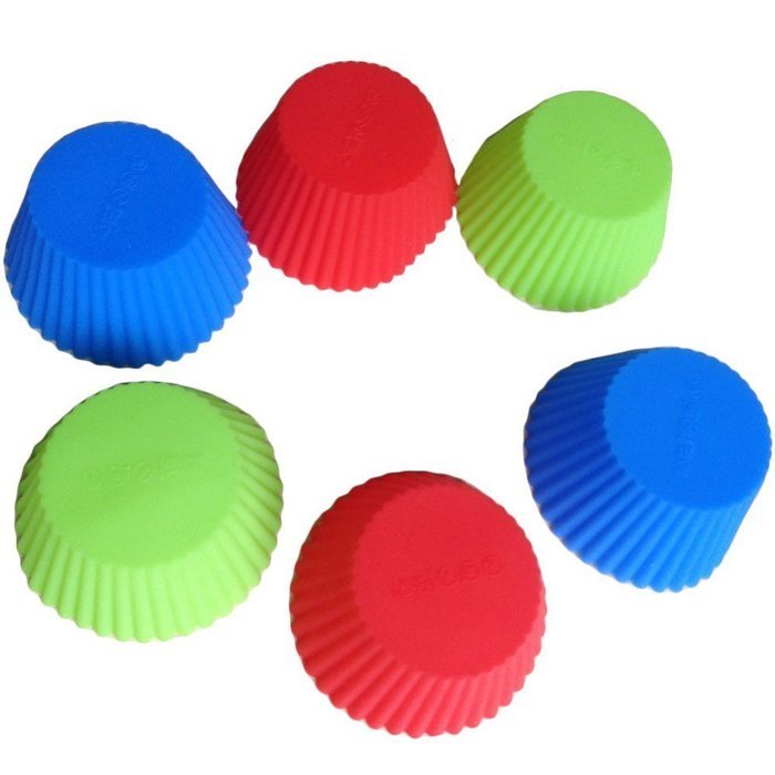 9Snail Silicone Muffin Cases Cake Cupcake Liner 12Pcs/set, Baking Mold Round Shape(Color: Multicolor Random) N4