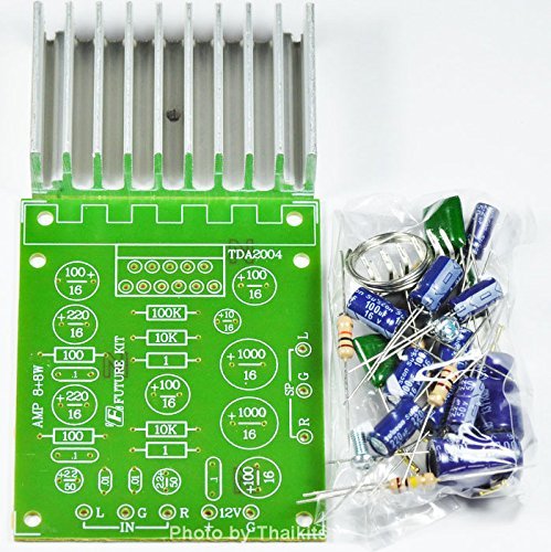 8W / 4 Ohm Stereo Amplifier TDA2004 Unassembled Kit 12VDC / 1A [FK605] N2
