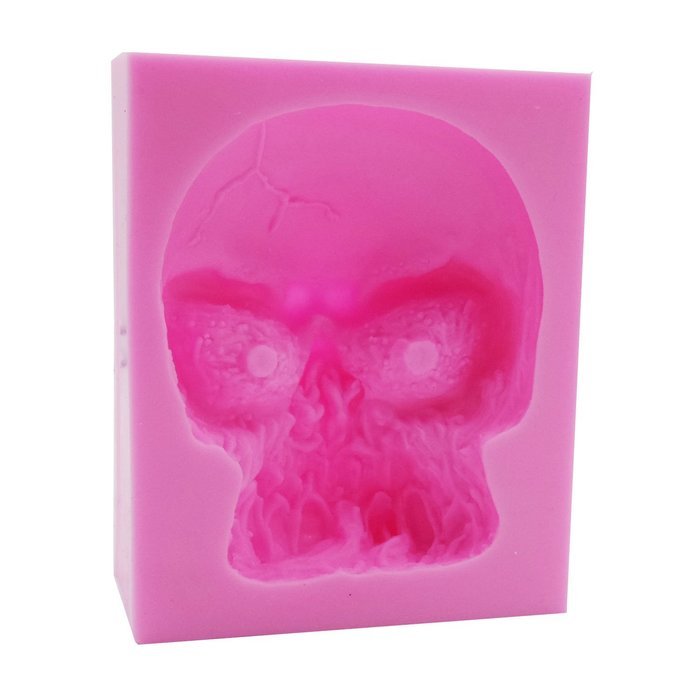 Yunko 3D Skull Shape Silicone Party Fondant Cup Cake Decorating Tools Chocolate Candy Sugar Mold N2