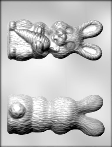 CK Products 6" Bunny W/Carrot -3D Choc Mold