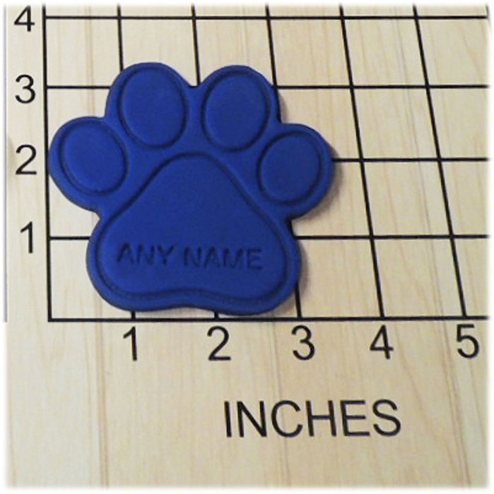Personalized Paw Print Fondant Cookie Cutter and Stamp #1157
