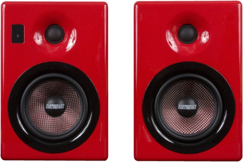 Earthquake Sound IQ52S iPod Docking Speaker System (Silver Piano Gloss, Pair) N16