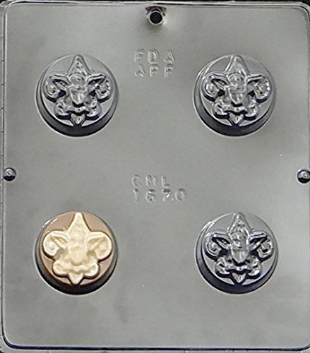Boy Scout Oreo Cookie Sandwich Chocolate Candy Mold 1670