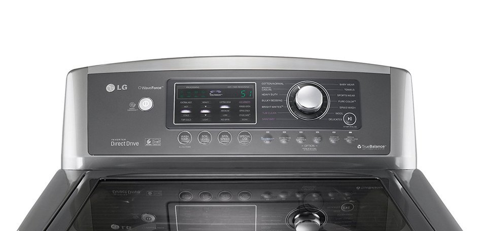 LG H/E Ultra Large Capacity H/E Top Load Laundry Pair *In Granite Steel Finish* with WaveForce Technology WT5170HV... N6