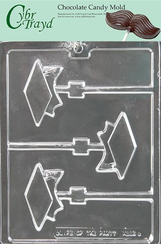 Cybrtrayd M239 Graduation Cap Lolly Chocolate Candy Mold with Exclusive Cybrtrayd Copyrighted Chocolate Molding...