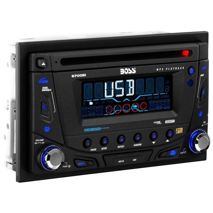 Boss Audio Systems - Boss 870Dbi Car Cd/Mp3 Player - 320 W Rms - Ipod/Iphone Compatible - Double Din - Cd-Rw -...