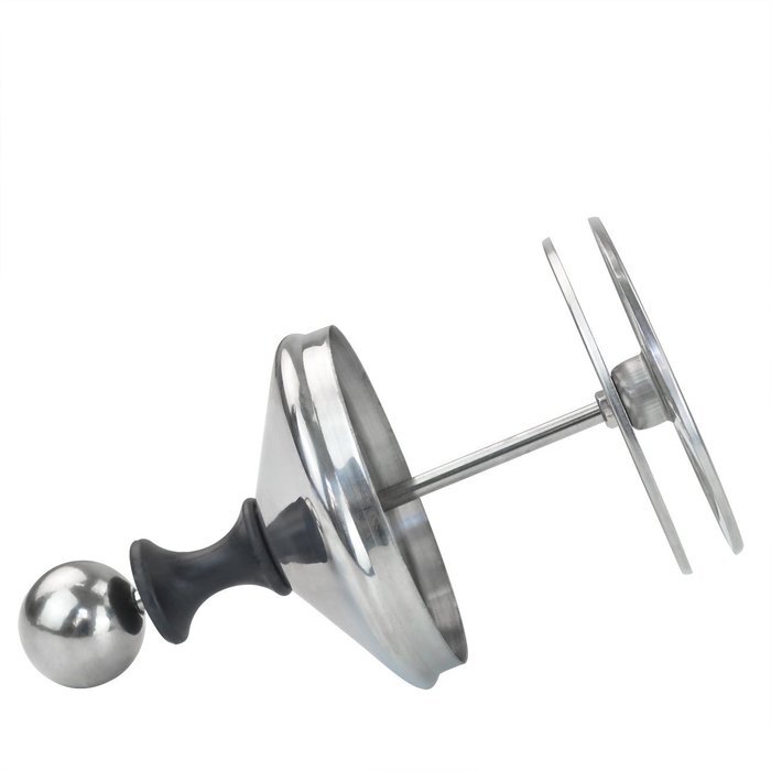 800ml Milk Frother, Marrywindix Stainless Steel Milk Frother Double Mesh Manual Milk Creamer Milk Foam (800ml... N3