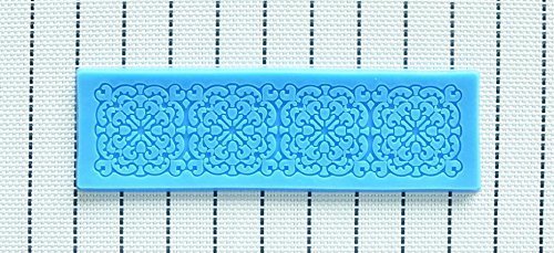 MathildaBaking Collection - Lacework Lace Top Wedding Style Silicone Fondant Lace Molds Serie - Fondant and Gum... N4