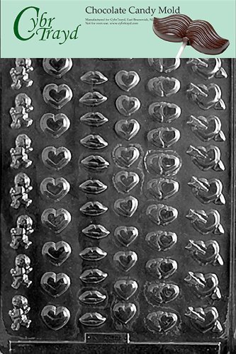 Cybrtrayd V068 Tiny Valentine Chocolate Candy Mold