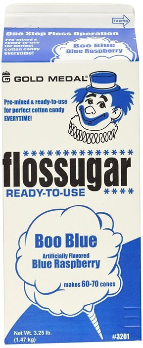 Gold Medal 3202 Pink Vanilla Flossugar, 1/2 Gallon Carton N18