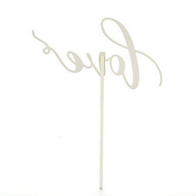 Y&XL&H 1PCS LOVE Cake Decoration Wedding Cake Topper Custom Wedding Cake Topper Paperboard Glitter N4