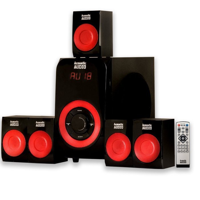 Acoustic Audio AA5180 5.1 Surround Sound Home Entertainment System