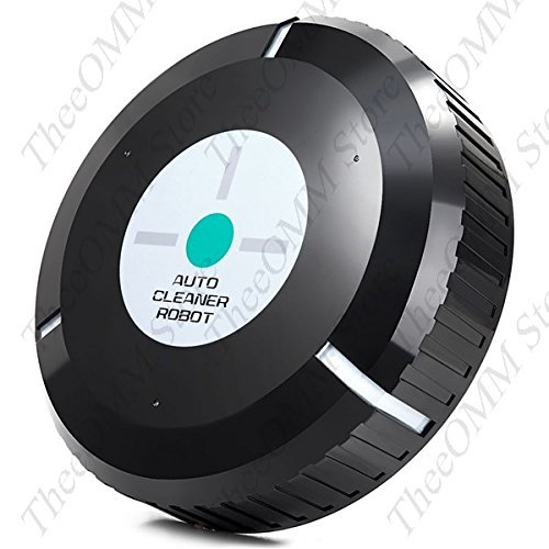 Auto Vacuum Cleaner Robot Microfiber Smart Robotic Mop Automatic Dust Cleaner (Black) N4