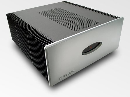 PERREAUX 350W Power Amplifier 16.9" Wide x 19.6" Deep x 7.3" High Silver Electroplated Aluminium N3