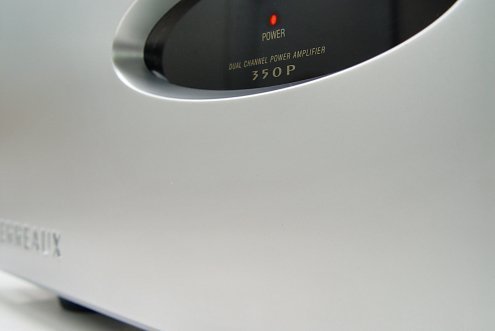 PERREAUX 350W Power Amplifier 16.9" Wide x 19.6" Deep x 7.3" High Silver Electroplated Aluminium N4