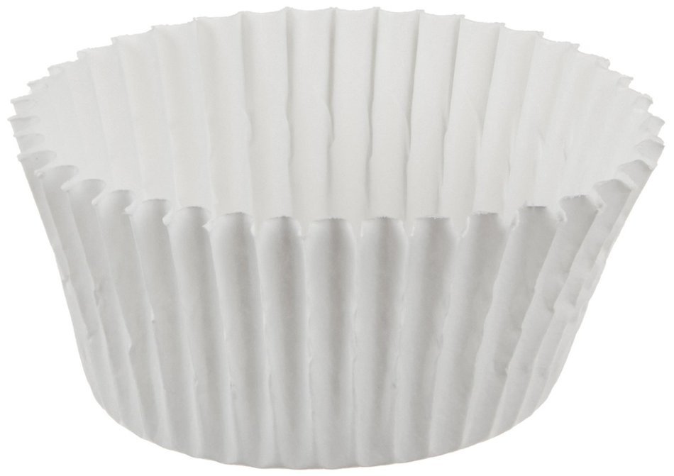 Cybrtrayd 1000 Count No.3 Glassine Paper Candy Cups, White