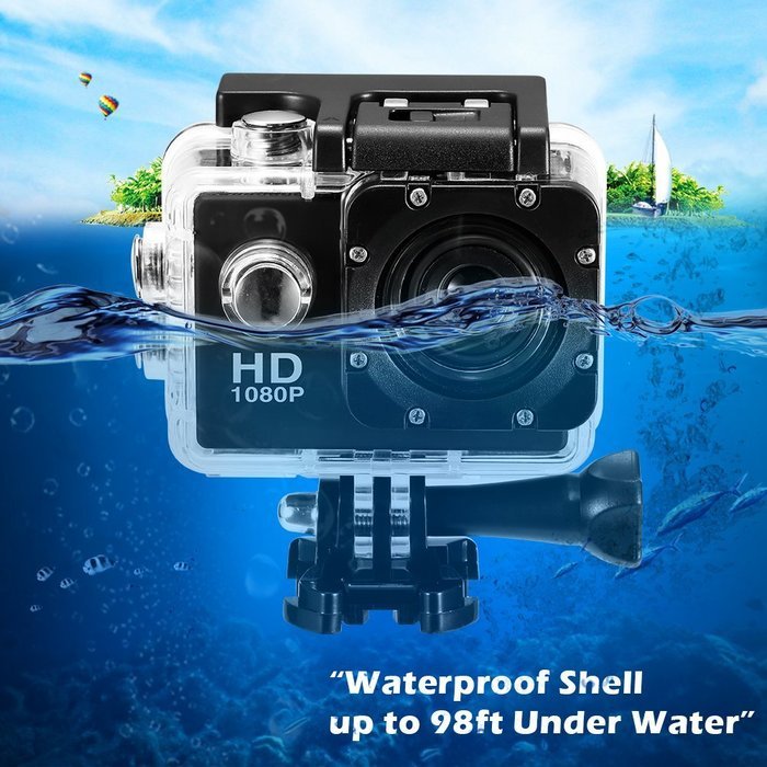 JNH Sunshiny1080P HD Sport DV Underwater 98ft Waterproof Action Video Camera N3