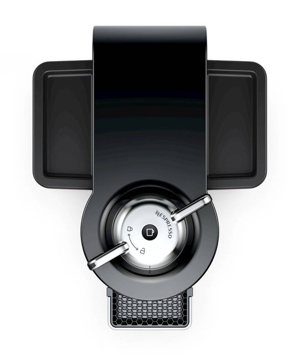Nespresso A+GCC1-US-BK-NE VertuoLine Evoluo Deluxe Coffee & Espresso Maker with Aeroccino Plus Milk Frother, Black N5