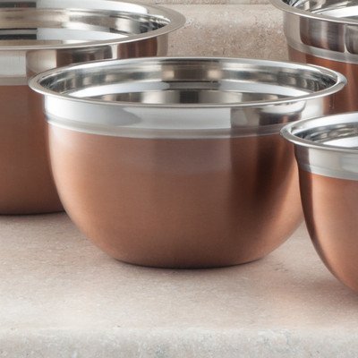 Stainless Steel Mixing Bowl Size: 1.5 Qt