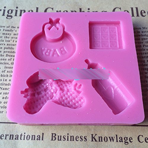 Anyana Baby Shoes & Baby Bottle Silicone Fondant Mold Cake Decorating Pastry Gum Pastry Tool Kitchen Tool Sugar... N2