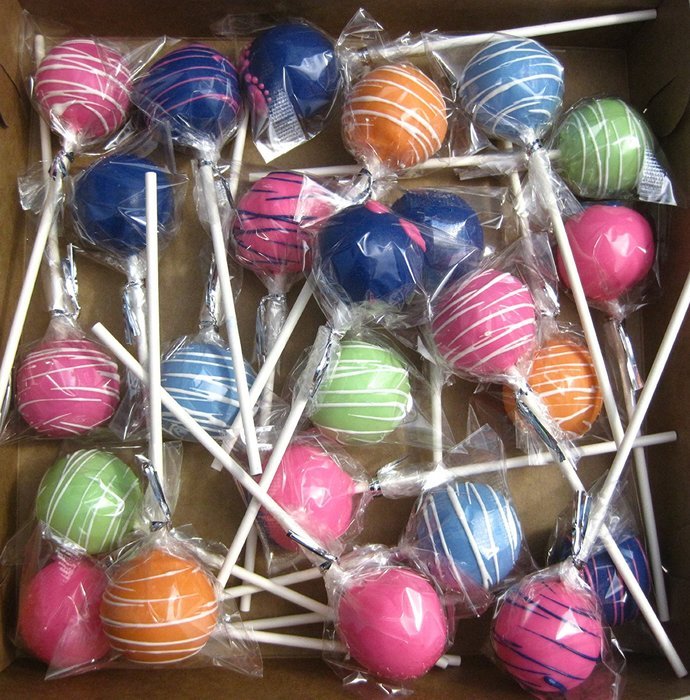 200pcs (4 1/2" Lollipop Sticks + 3" X 4" Bags + Twist Ties) for Cake Pops N3