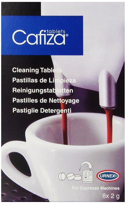 Urnex Cafiza Home Espresso Machine Cleaner Tablets, 8-Count Box N3