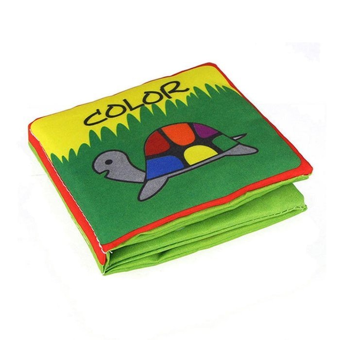 Picture Cognize Book，BeautyVan Intelligence Development New Soft Cloth Baby Learn Picture Cognize Book (D) N8