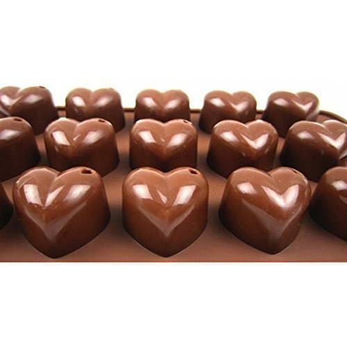 "Heart Chocolate Cake Cookie Muffin Silicone Mould" shopping N2