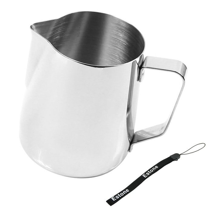 Estone Kitchen Craft Barista Espresso Coffee Frothing Tea Milk Latte Jug Thermometer (350ml Jug) N3