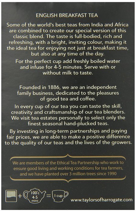 Taylors of Harrogate Classic Tea Variety Box, 48 Count N52
